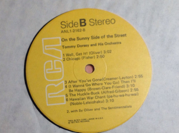 Tommy Dorsey And His Orchestra – On The Sunny Side Of The Street, image 3