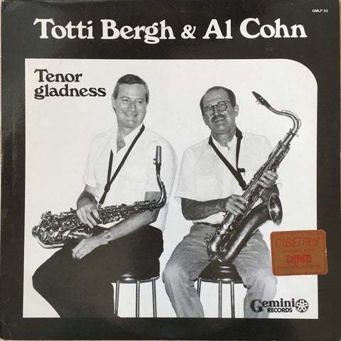 Front cover of Totti Bergh & Al Cohn – Tenor Gladness, Gemini Records, Norway, 1986