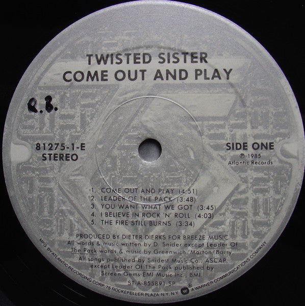 Twisted Sister – Come Out And Play, image 4