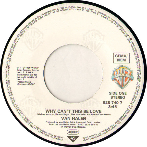 Van Halen – Why Can't This Be Love, image 3