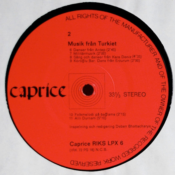 Various – Turkisk Musik, image 4