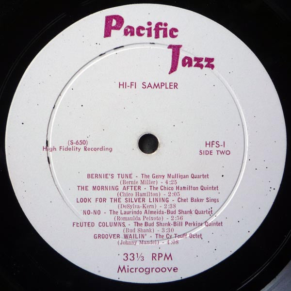 Various – Assorted Flavors Of Pacific Jazz - A Hi-Fi Sampler, image 4