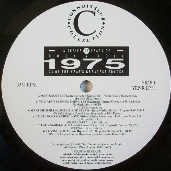 Various – 25 Years Of Rock 'N' Roll 1975, image 3