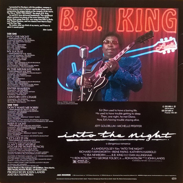 Various – Into The Night (Music From The Original Motion Picture Soundtrack), image 2