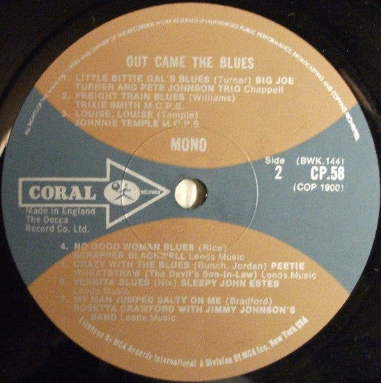 Various – Out Came The Blues, image 4