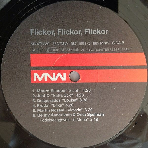 Various – Flickor, Flickor, Flickor, image 4