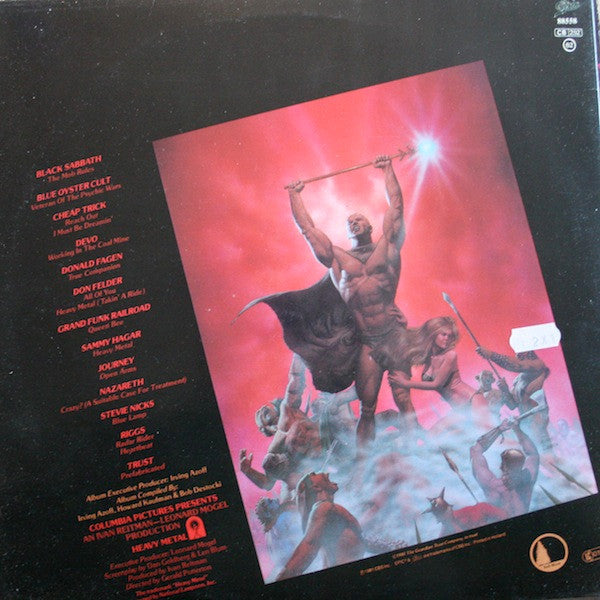 Various – Heavy Metal - Music From The Motion Picture, image 3