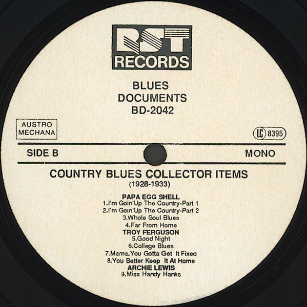 Various – Country Blues Collector Items, image 4