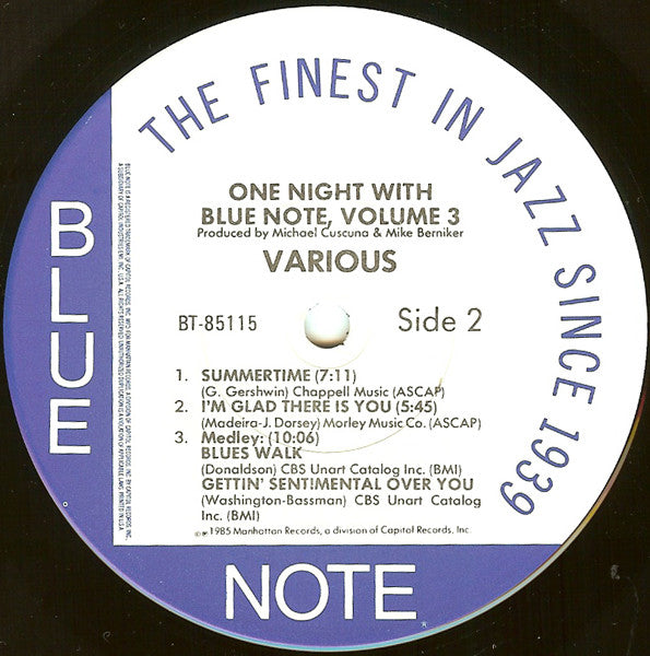 Various – One Night With Blue Note Volume 3, image 4