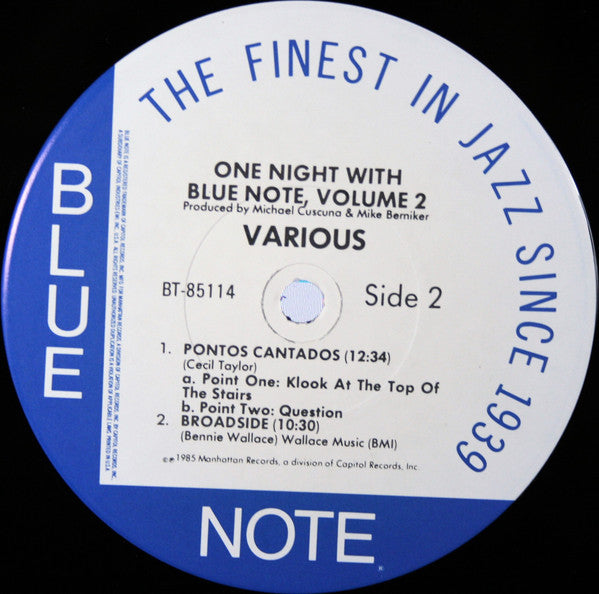 Various – One Night With Blue Note Volume 2, image 4