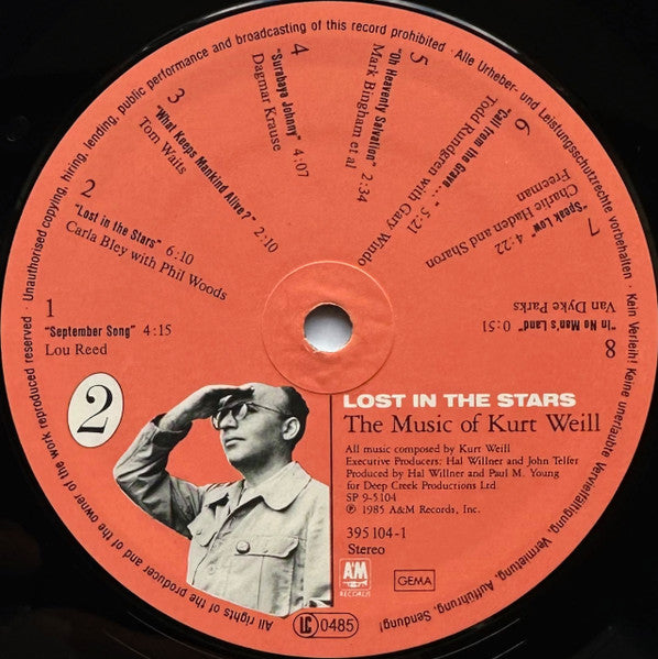 Various – Lost In The Stars (The Music Of Kurt Weill), image 4