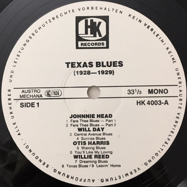 Various – Texas Blues (1928-1929), image 3