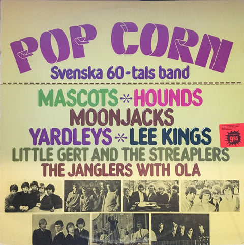 Front cover of Various – Pop Corn - Svenska 60 Tals Band, Telestar, Sweden, 1978