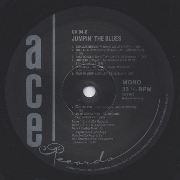 Various – Jumpin' The Blues Vol. 1, image 4