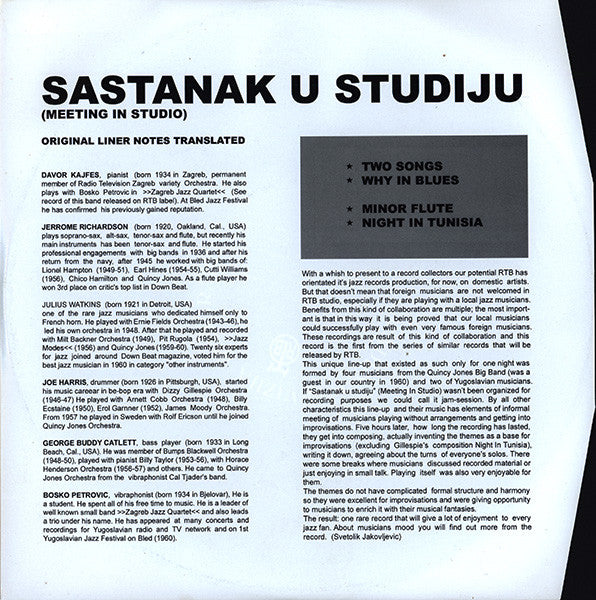 Various – Sastanak U Studiju (Meeting In Studio), image 5