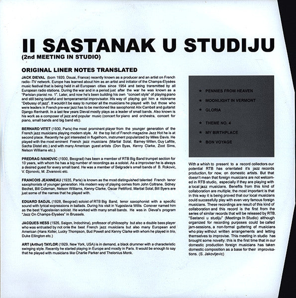Various – II Sastanak U Studiju (2nd Meeting In Studio), image 5