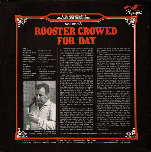 Various – Rooster Crowed For Day, image 2