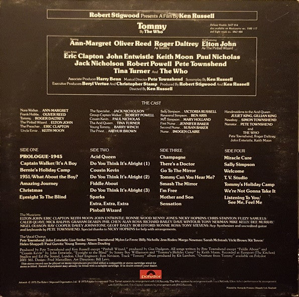 Various – Tommy (Original Soundtrack Recording), image 3