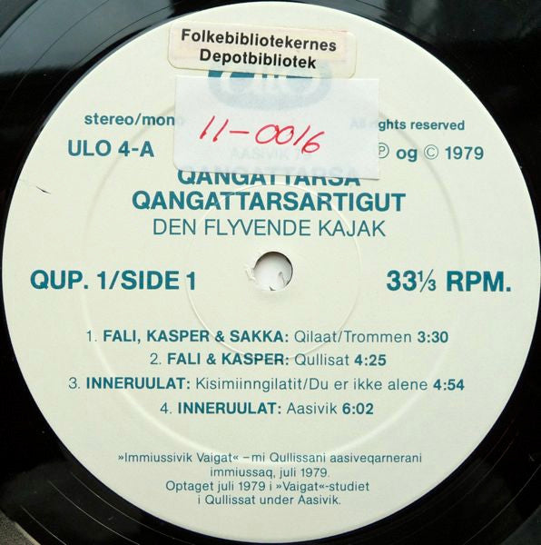 Various – Qangattarsa Qangattarsartigut = Den Flyvende Kajak, image 3