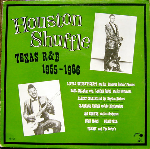 Front cover of Various – Houston Shuffle (Texas R&B 1955-1966), Krazy Kat, UK, 1984