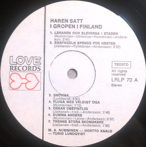 Various – Haren Satt I Gropen I Finland, image 4