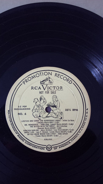 Front cover of Various – E-Z Pop Programming No. 6, RCA Victor, US