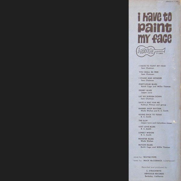 Various – I Have To Paint My Face, image 2