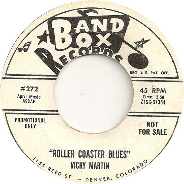 Vicky Martin – What Is There To Say / Roller Coaster Blues, image 2
