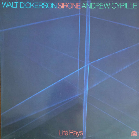 Front cover of Walt Dickerson, Sirone, Andrew Cyrille – Life Rays, Soul Note, Italy, 1982