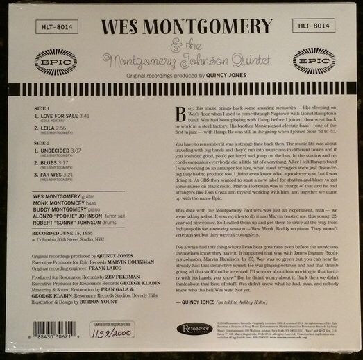 Wes Montgomery & The Montgomery-Johnson Quintet – Wes Montgomery & The Montgomery-Johnson Quintet, image 2