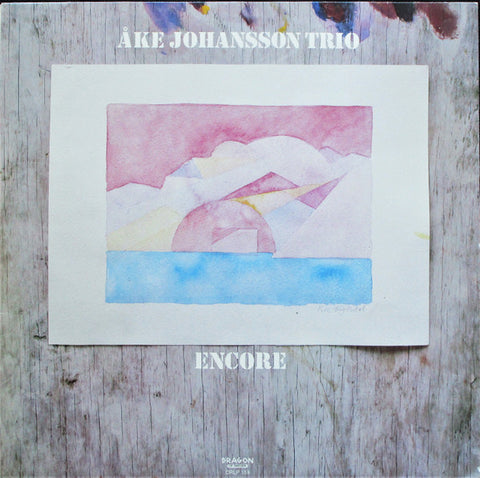 Front cover of Åke Johansson Trio – Encore, Dragon, Sweden, 1988