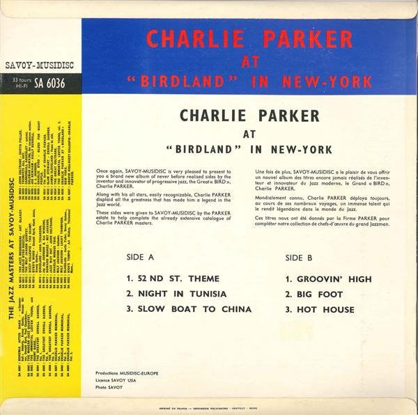 Charlie Parker – The Immortal At "Birdland" New-York, image 2