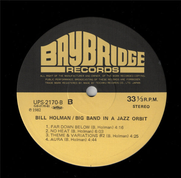 Bill Holman – In A Jazz Orbit, image 4