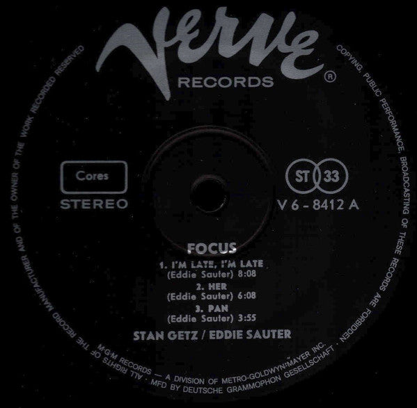 Stan Getz / Eddie Sauter – Focus, image 3