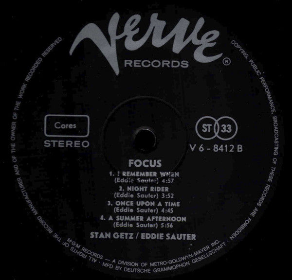 Stan Getz / Eddie Sauter – Focus, image 4