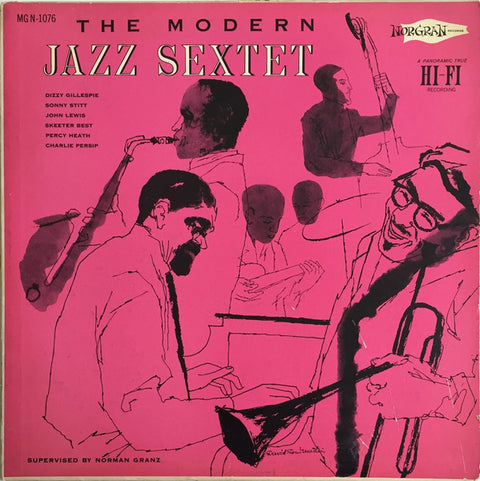 Front cover of The Modern Jazz Sextet – The Modern Jazz Sextet, Norgran Records, US, 1956