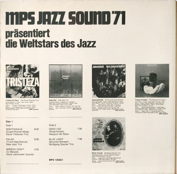 Various – MPS Jazz Sound '71, image 3