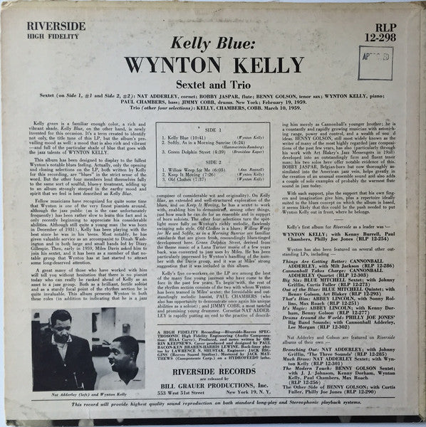 Wynton Kelly – Kelly Blue, image 2