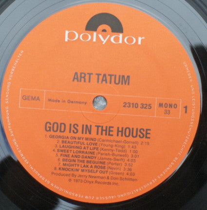 Art Tatum – God Is In The House, image 3