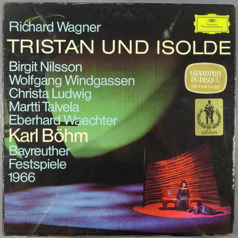 Front cover of Richard Wagner - Birgit Nilsson, Wolfgang Windgassen, Christa Ludwig, Martti Talvela, Eberhard Waechter, Karl Böhm – Tristan Und Isolde - Bayreuther Festspiele 1966, Deutsche Grammophon, Germany