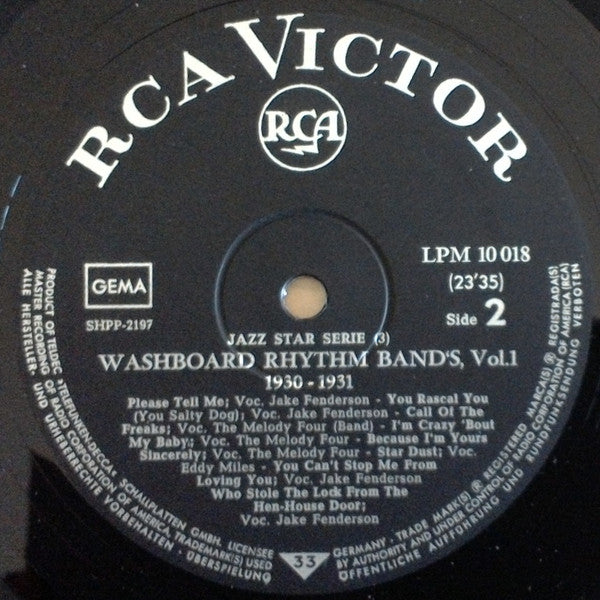 The Washboard Serenaders, Five Rhythm Kings, Washboard Rhythm Kings, The Rhythm Kings – Washboard Rhythm Bands 1930-1931 Vol. 1, image 4