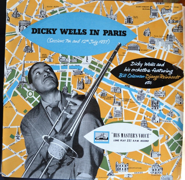 Front cover of Dicky Wells And His Orchestra – Dicky Wells In Paris, His Master's Voice, UK, 1955