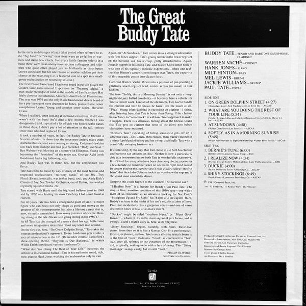 Buddy Tate – The Great Buddy Tate, image 2