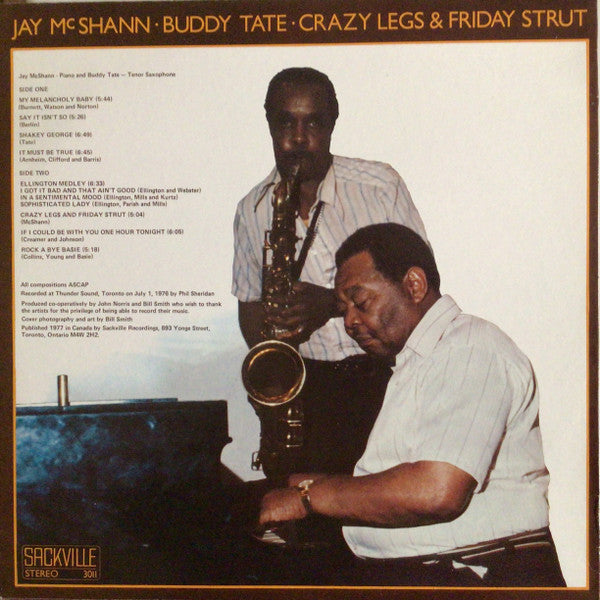 Jay McShann · Buddy Tate – Crazy Legs & Friday Strut, image 2