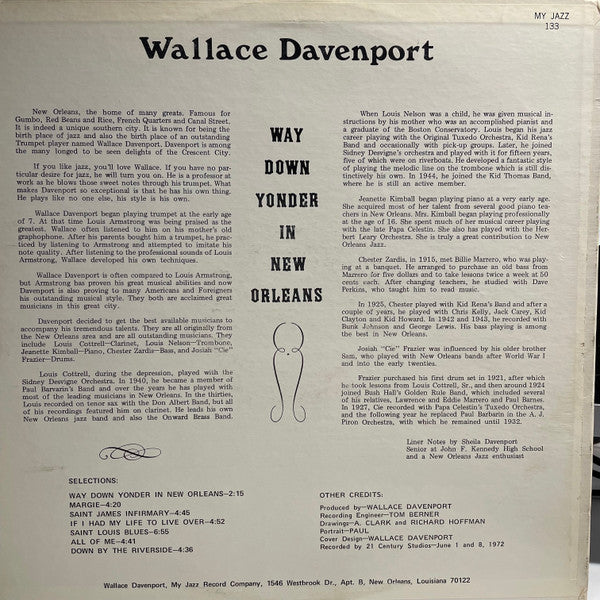 Wallace Davenport – Way Down Yonder In New Orleans, image 2
