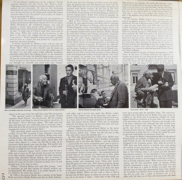 Bob Wilber Quintet/Septet – Spreadin' Joy (The Music Of Sidney Bechet), image 3