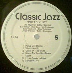Bob Wilber Quintet/Septet – Spreadin' Joy (The Music Of Sidney Bechet), image 5