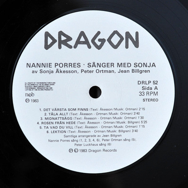 Nannie Porres – Sånger Med Sonja, image 3