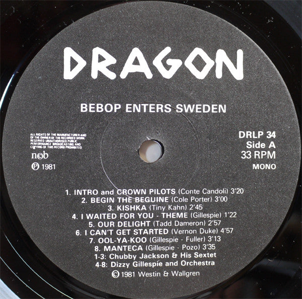 Dizzy Gillespie Big Band / Chubby Jackson Sextet / James Moody Jam Session – Bebop Enters Sweden 1947-49, image 3