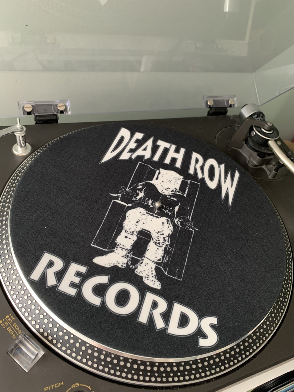 Death Row Records Black Felt Slipmat